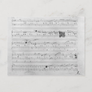 Waltz in F minor Postcard