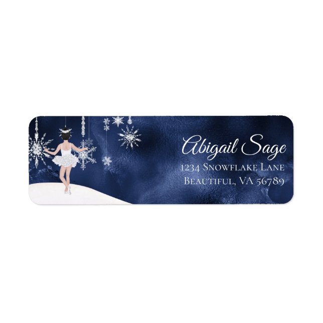 Waltz of the Snowflakes Ballet Nutcracker Address (Front)