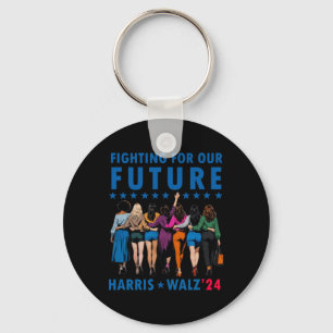 Waltz Wheimer 2024 Future Button Election Women Gi Keychain
