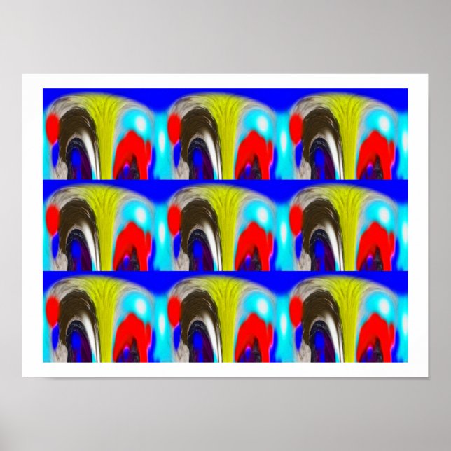 Waltzing fountains art poster (Front)