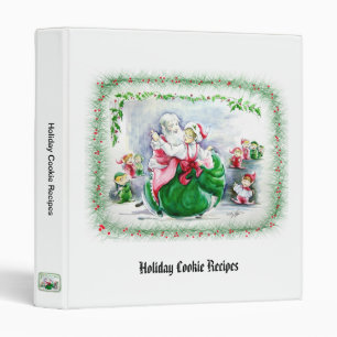 Waltzing Santa & Mrs. Claus Avery Binder