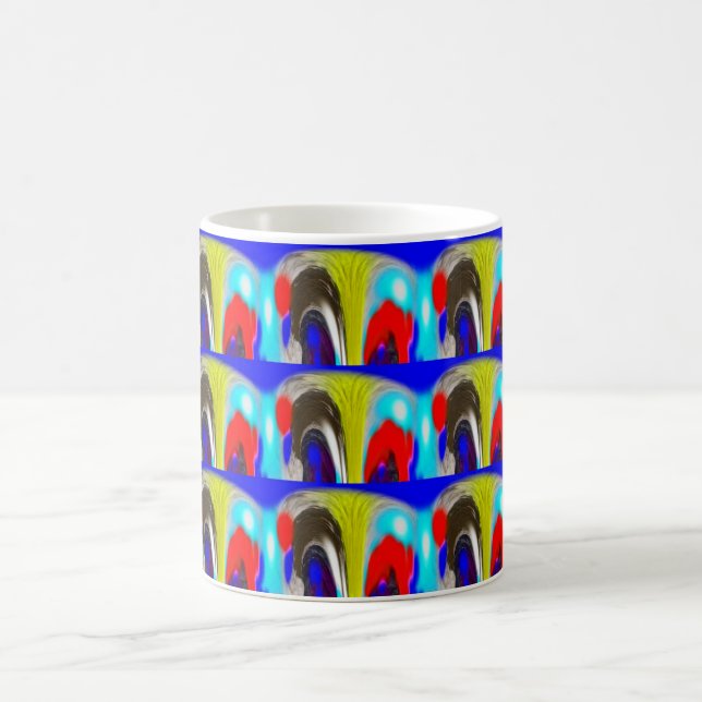 Waltzing waterfalls art coffee mug (Center)