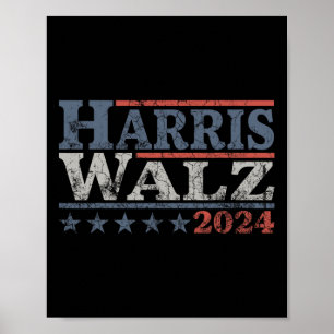 Walz 2024 Election Kamala Harris Tim Waltz 2024 12 Poster