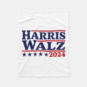 Walz 2024 Election Kamala Harris Tim Waltz 2024 13 Fleece Blanket