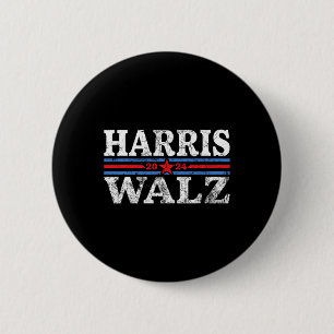 Walz 2024 Election Kamala Harris Tim Waltz 2024 20 2 Inch Round Button