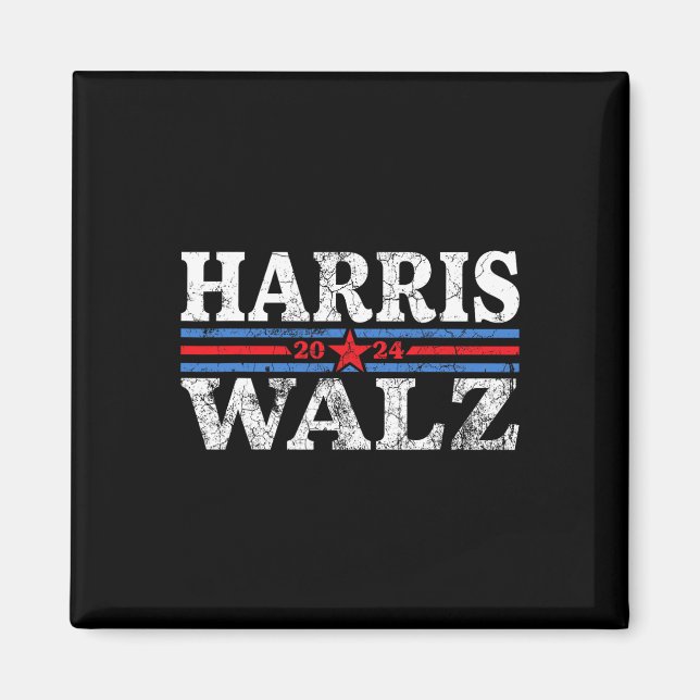 Walz 2024 Election Kamala Harris Tim Waltz 2024 20 Magnet (Front)
