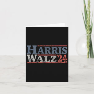 Walz 2024 Election Kamala Harris Tim Waltz 2024 25 Card