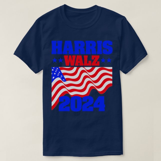 Walz 2024 for Light Backgrounds T-Shirt (Design Front)