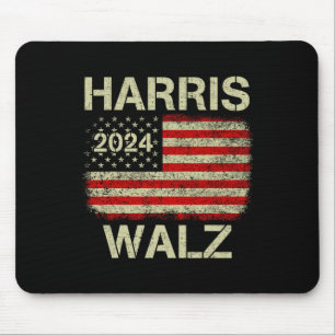 Walz 2024 Kamala Harris 2024 Tim Walz 2024 Usa Fla Mouse Pad