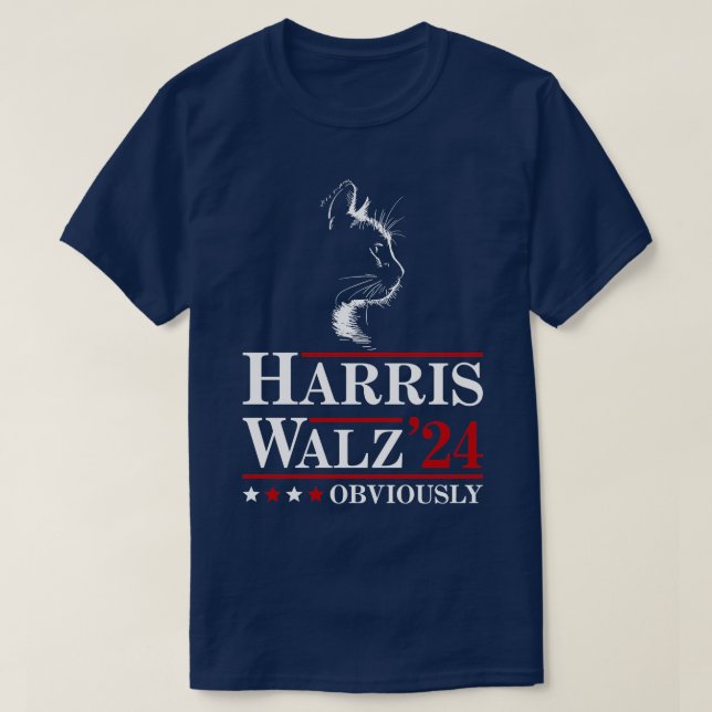 walz 2024 obviously Tote T-Shirt (Design Front)