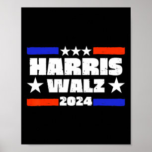 Walz 2024 President Campaign Election  Poster
