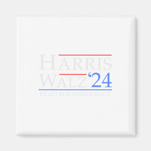 Walz 2024 Save Democracy 2024 Election Funny Harri Magnet