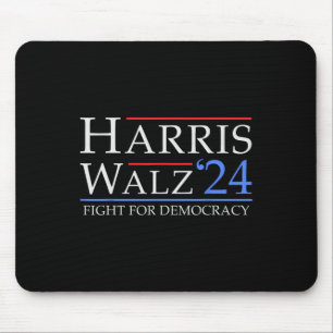 Walz 2024 Save Democracy 2024 Election Funny Harri Mouse Pad