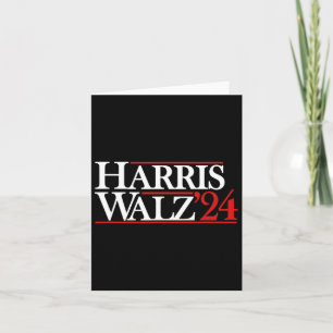Walz 24 President Kamala 2024 Card