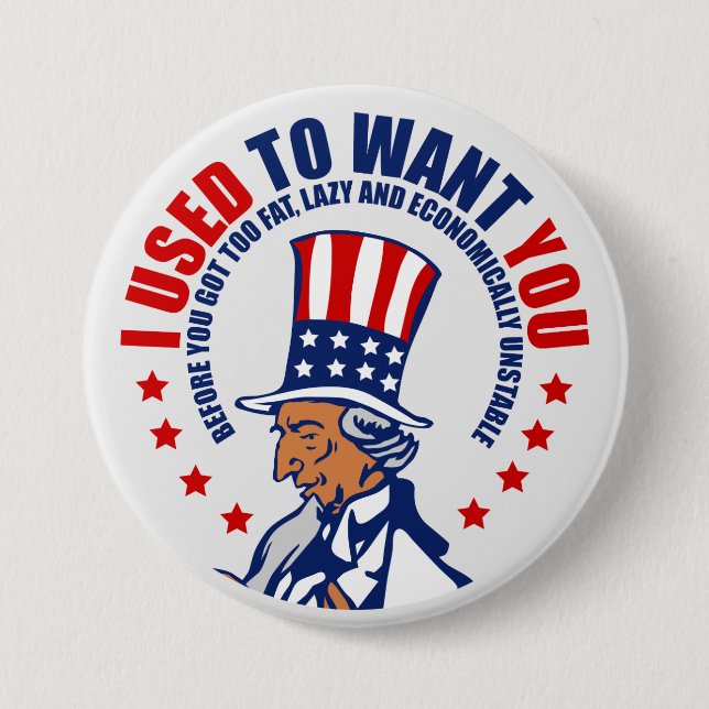 Wam, bam, thank you Sam! 3 Inch Round Button (Front)