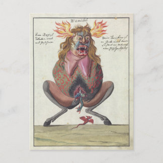 Wamidal demon postcard
