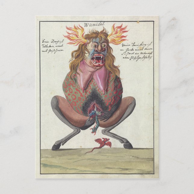 Wamidal demon postcard (Front)
