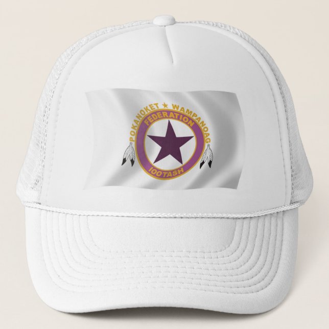 Wampanoag Tribe Flag Hat (Front)