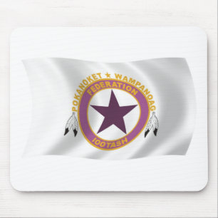 Wampanoag Tribe Flag Mousepad