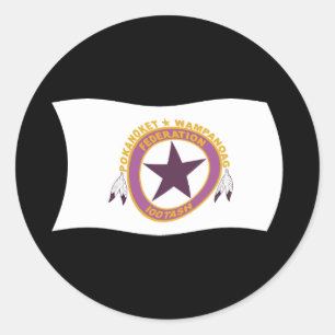 Wampanoag Tribe Flag Sticker
