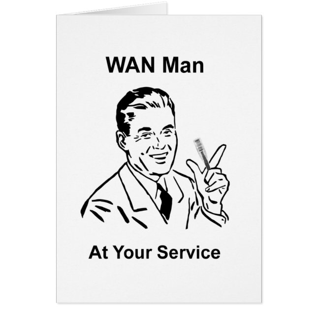 WAN Man À Votre Service Retro Tech (Devant)