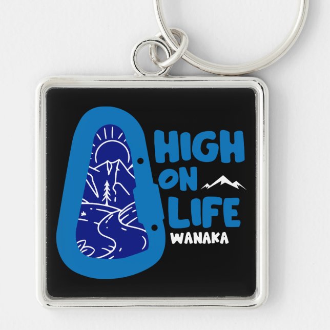 Wanaka Alpinism New Zealand Keychain (Front)