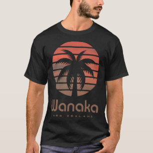 Wanaka New Zealand Travel Holiday Souvenir Beach T-Shirt