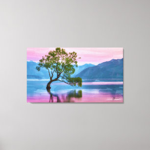Wanaka Tree New Zealand Canvas Print
