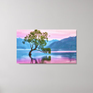 Wanaka Tree New Zealand Canvas Print