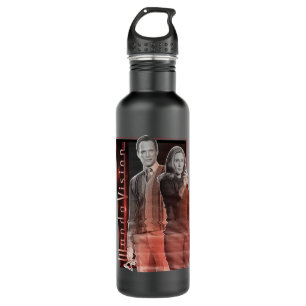 Wanda and Vision Retro Couple 710 Ml Water Bottle