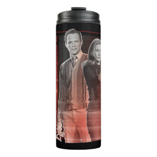 Wanda and Vision Retro Couple Thermal Tumbler