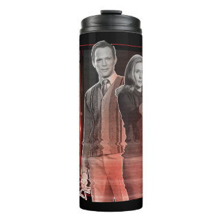Wanda and Vision Retro Couple Thermal Tumbler