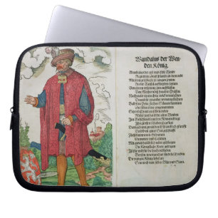Wandalus, King of the 'Wenden', from 'The Origin o Laptop Sleeve