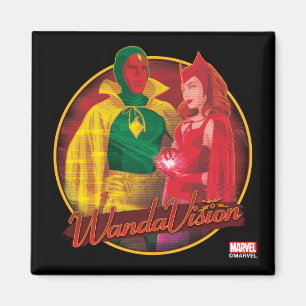 WandaVision Halloween Graphic Magnet