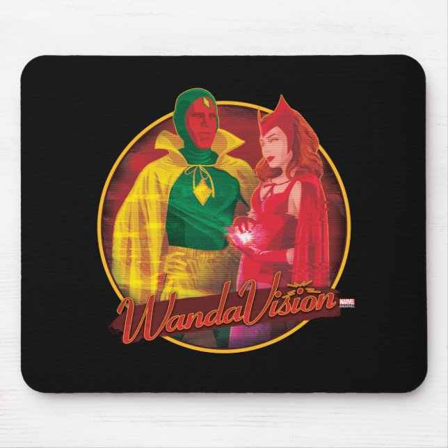 WandaVision Halloween Graphic Mouse Pad (Front)