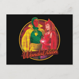 WandaVision Halloween Graphic Postcard