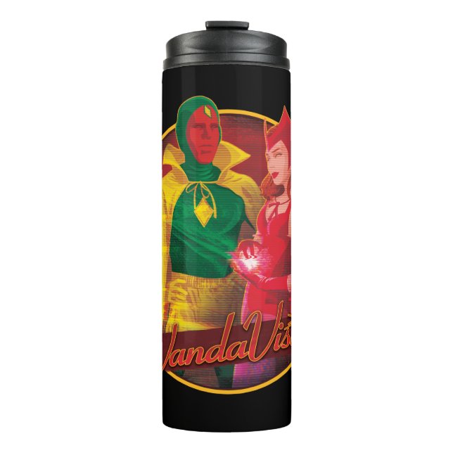 WandaVision Halloween Graphic Thermal Tumbler (Front)