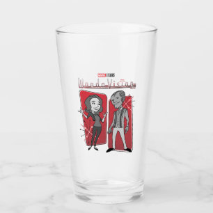 WandaVision Retro Animation Graphic Glass