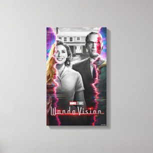 WandaVision Screen Tear Poster Canvas Print