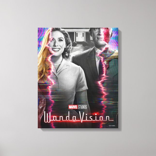 WandaVision Screen Tear Poster Canvas Print (Front)