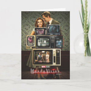 WandaVision Television Stack Poster Card