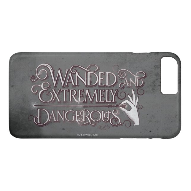 Wanded And Extremely Dangerous Graphic - White Case-Mate iPhone Case (Back (Horizontal))