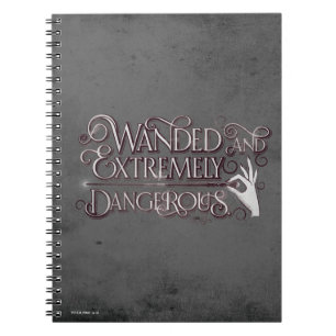 Wanded And Extremely Dangerous Graphic - White Notebook