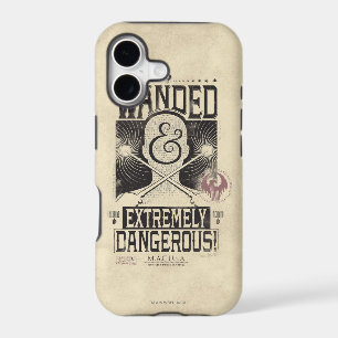 Wanded & Extremely Dangerous Wanted Poster - Black