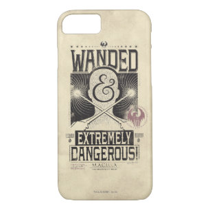 Wanded & Extremely Dangerous Wanted Poster - Black iPhone 8/7 Case