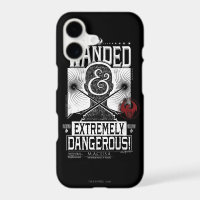 Wanded & Extremely Dangerous Wanted Poster - White