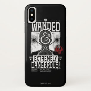 Wanded & Extremely Dangerous Wanted Poster - White Case-Mate iPhone Case