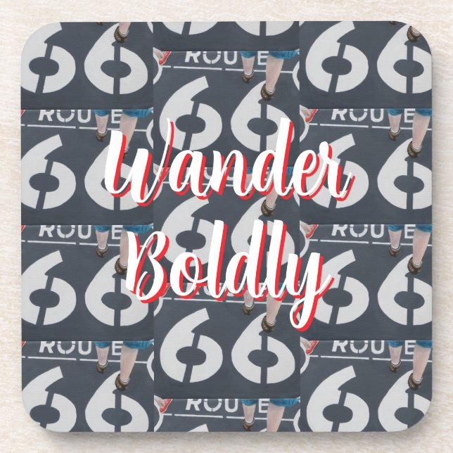 Wander Boldly Coaster (Front)