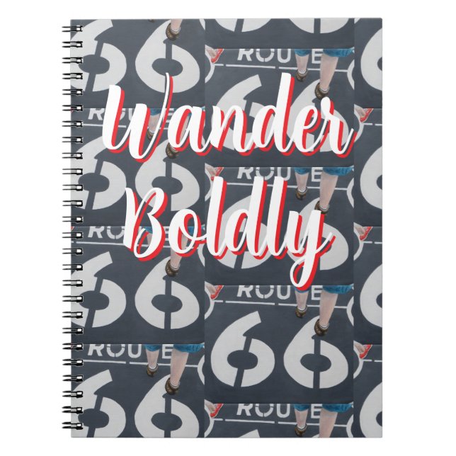 Wander Boldly Notebook (Front)