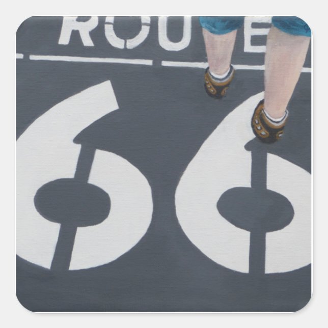 Wander Boldly Square Sticker (Front)